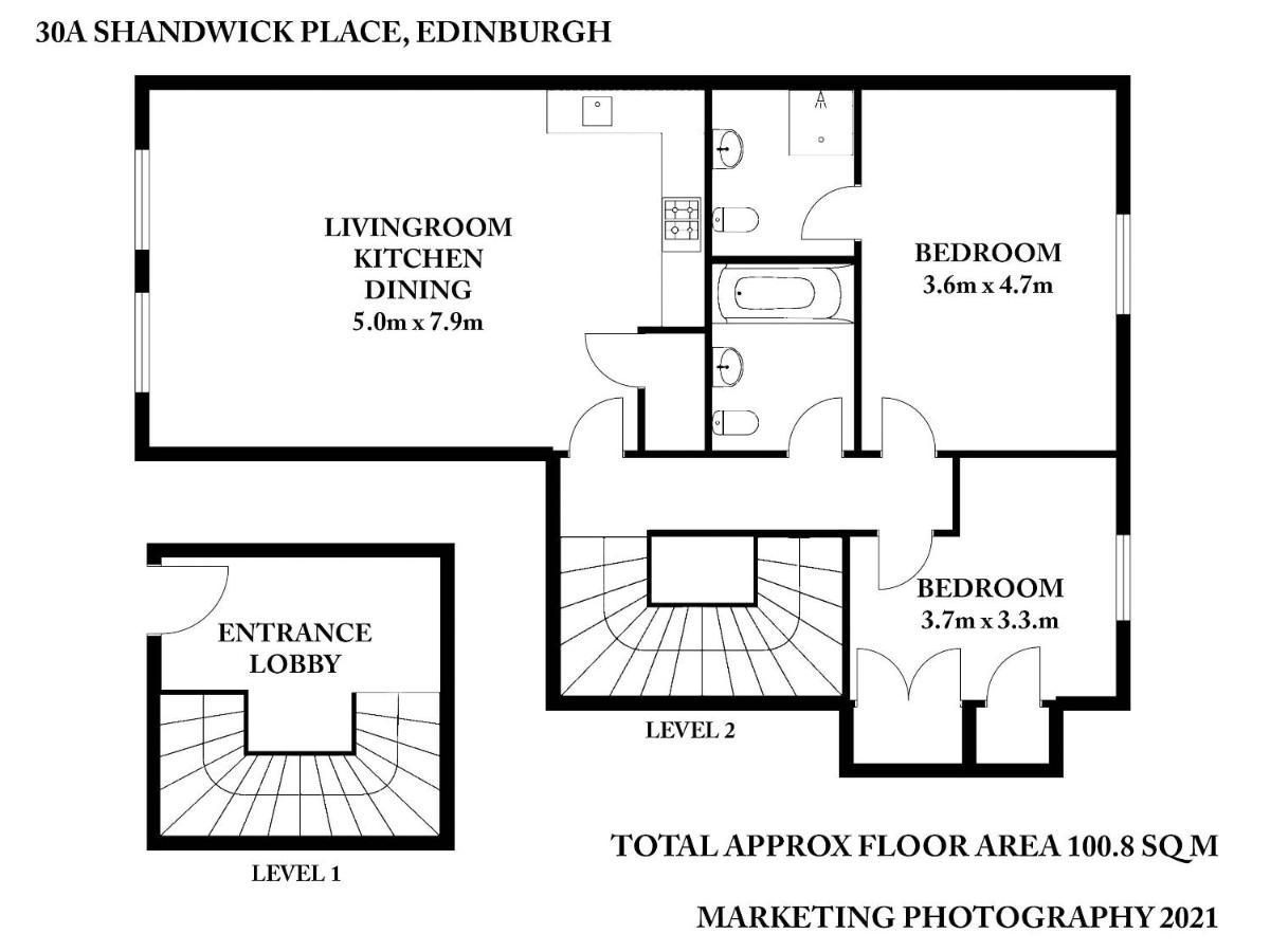 The Shandwick Place Residence No 2 Edimburgo Exterior foto